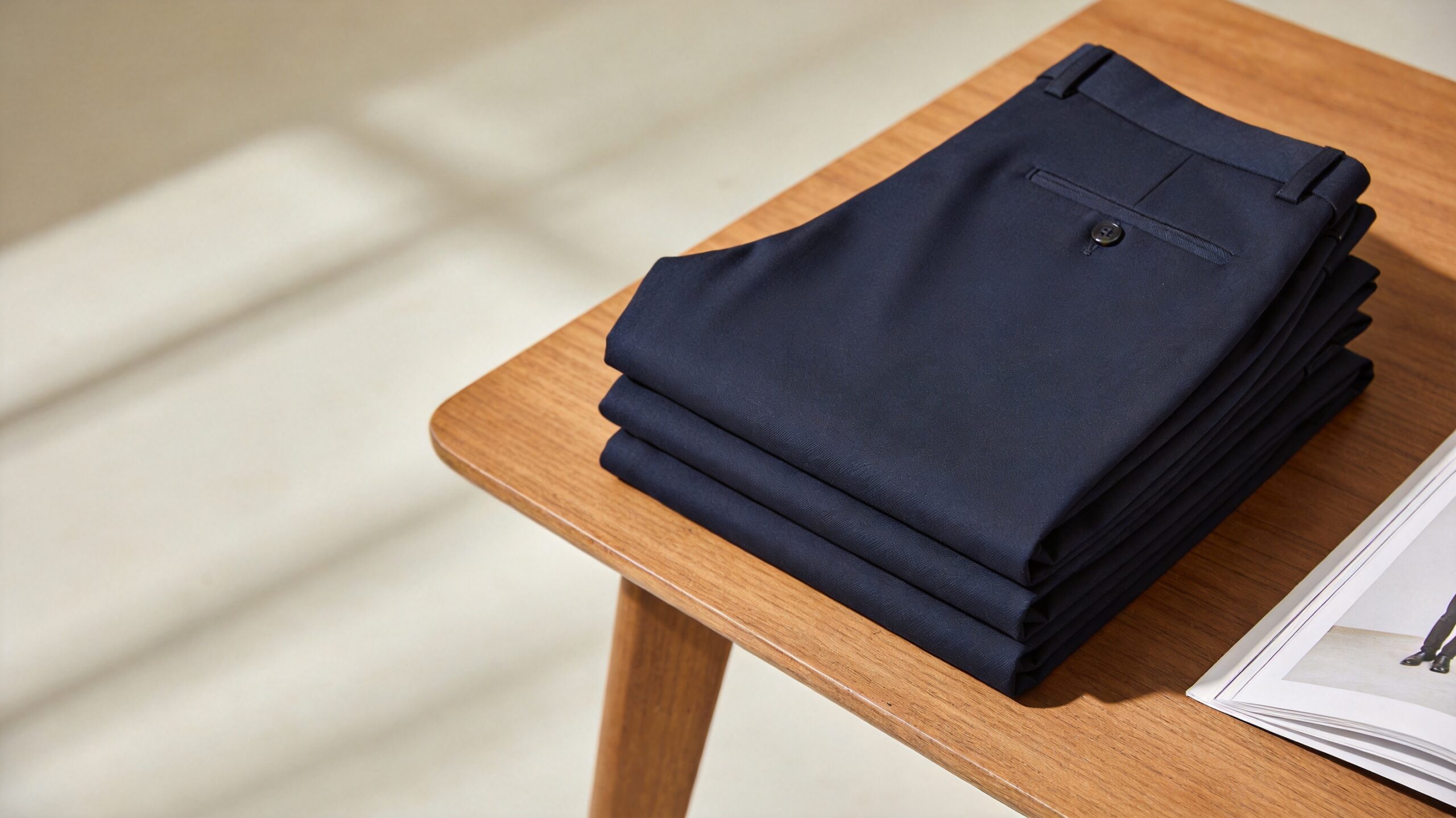 How to Source Wholesale Navy Blue Dress Trousers for Corporate and Hospitality Staff